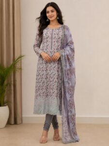 মার্শাল ক্লাসিক সুতি প্রিমিয়াম থ্রি পিস - Marshall Classic Cotton Premium Three Piece