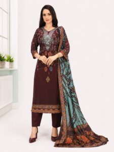 মিতালী ফেরদৌস কটন প্রিমিয়াম থ্রি পিস - Mitali Ferdous Cotton Premium 3 Piece